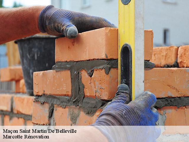 Maçon  saint-martin-de-belleville-73440 Marcotte Rénovation